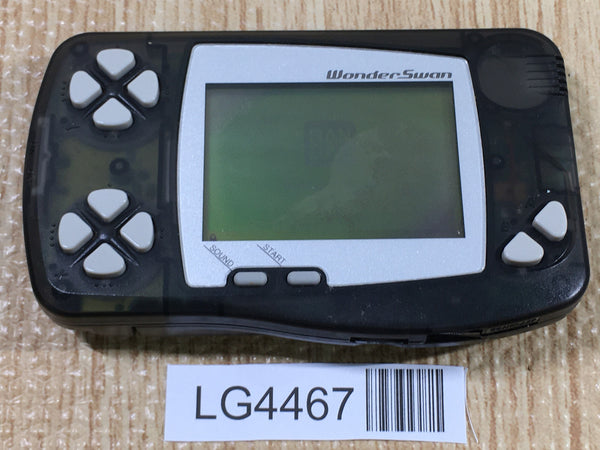 LG4467 Plz Read Item Condi Wonder Swan Skeleton Black Bandai Console Japan