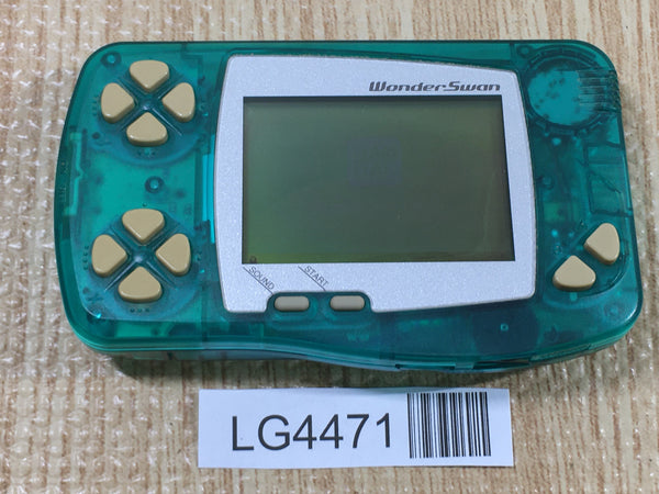 LG4471 Plz Read Item Condi Wonder Swan Skeleton Green Bandai Console Japan