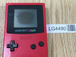 LG4490 Plz Read Item Condi GameBoy Color Red Game Boy Console Japan