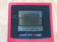 LG4490 Plz Read Item Condi GameBoy Color Red Game Boy Console Japan