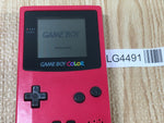 LG4491 Plz Read Item Condi GameBoy Color Red Game Boy Console Japan