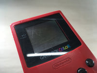 LG4494 Plz Read Item Condi GameBoy Color Red Game Boy Console Japan