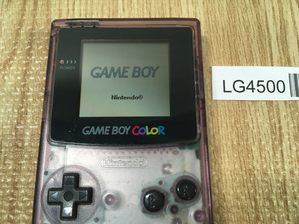 LG4500 Plz Read Item Condi GameBoy Color Clear Purple Game Boy Console Japan