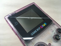 LG4503 Plz Read Item Condi GameBoy Color Clear Purple Game Boy Console Japan
