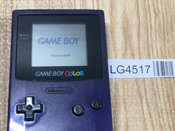 LG4517 Plz Read Item Condi GameBoy Color Purple Game Boy Console Japan
