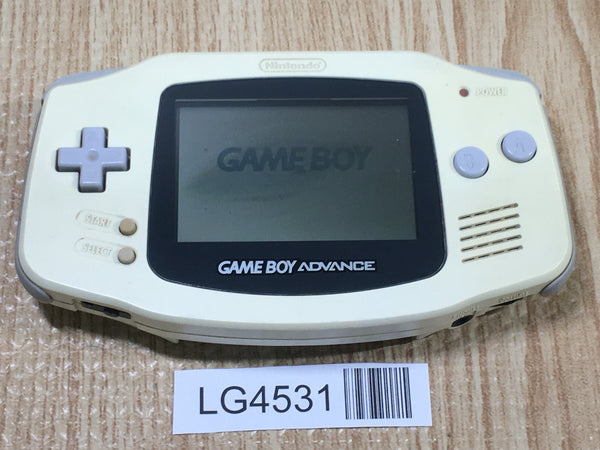 LG4531 Plz Read Item Condi GameBoy Advance White Game Boy Console Japan