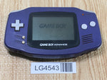 LG4543 Plz Read Item Condi GameBoy Advance Violet Game Boy Console Japan