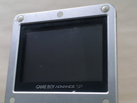 LG4552 Plz Read Item Condi GameBoy Advance SP Platinum Silver Game Boy Console Japan