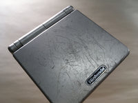LG4552 Plz Read Item Condi GameBoy Advance SP Platinum Silver Game Boy Console Japan
