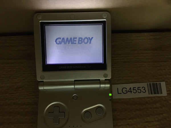 LG4553 Plz Read Item Condi GameBoy Advance SP Platinum Silver Game Boy Console Japan