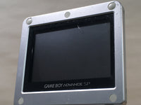 LG4554 Plz Read Item Condi GameBoy Advance SP Platinum Silver Game Boy Console Japan