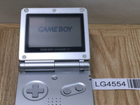 LG4554 Plz Read Item Condi GameBoy Advance SP Platinum Silver Game Boy Console Japan