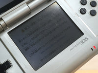 LG4560 Plz Read Item Condi Nintendo DS Platinum Silver Console Japan