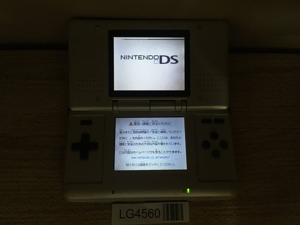 LG4560 Plz Read Item Condi Nintendo DS Platinum Silver Console Japan