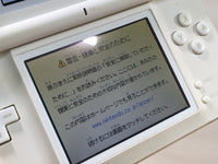 LG4567 Plz Read Item Condi Nintendo DS Lite Crystal White Console Japan