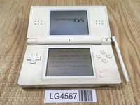 LG4567 Plz Read Item Condi Nintendo DS Lite Crystal White Console Japan
