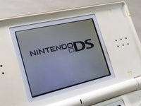 LG4567 Plz Read Item Condi Nintendo DS Lite Crystal White Console Japan