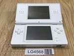 LG4568 Plz Read Item Condi Nintendo DS Lite Crystal White Console Japan
