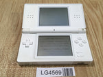 LG4569 Plz Read Item Condi Nintendo DS Lite Crystal White Console Japan