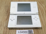 LG4569 Plz Read Item Condi Nintendo DS Lite Crystal White Console Japan