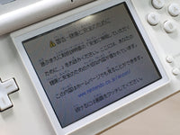LG4570 Plz Read Item Condi Nintendo DS Lite Crystal White Console Japan