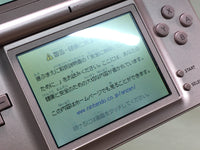 LG4571 Plz Read Item Condi Nintendo DS Lite Metallic Rose Console Japan