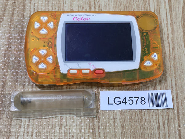 LG4578 Not Working Wonder Swan Color Crystal Orange Bandai Console Japan