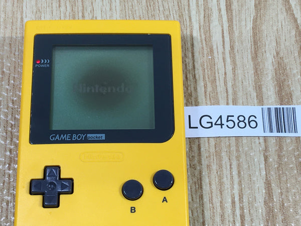 LG4586 Plz Read Item Condi GameBoy Pocket Yellow Game Boy Console Japan