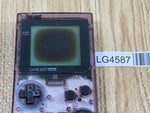 LG4587 Plz Read Item Condi GameBoy Pocket Clear Purple Game Boy Console Japan