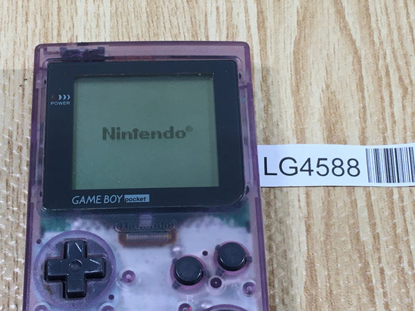 LG4588 GameBoy Pocket Clear Purple Game Boy Console Japan