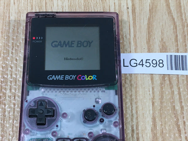 LG4598 GameBoy Color Clear Purple Game Boy Console Japan