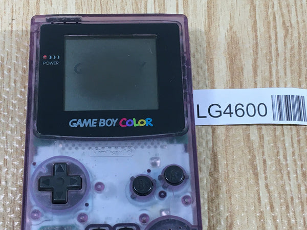 LG4600 Plz Read Item Condi GameBoy Color Clear Purple Game Boy Console Japan