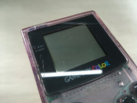 LG4601 Plz Read Item Condi GameBoy Color Clear Purple Game Boy Console Japan