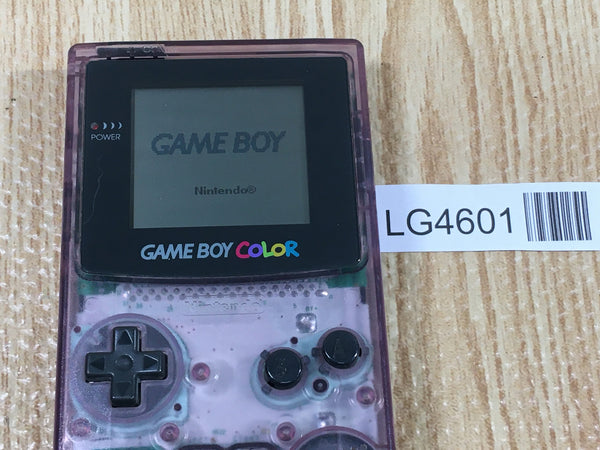 LG4601 Plz Read Item Condi GameBoy Color Clear Purple Game Boy Console Japan