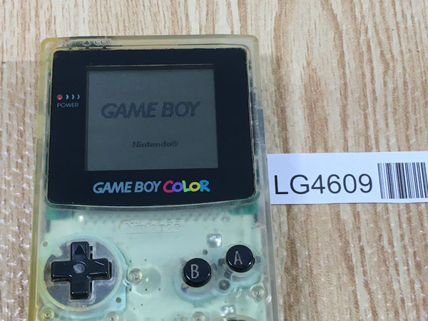 LG4609 Plz Read Item Condi GameBoy Color Clear Game Boy Console Japan