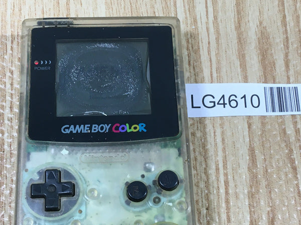 LG4610 Plz Read Item Condi GameBoy Color Clear Game Boy Console Japan