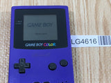 LG4616 Plz Read Item Condi GameBoy Color Purple Game Boy Console Japan
