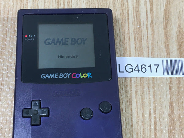 LG4617 Plz Read Item Condi GameBoy Color Purple Game Boy Console Japan