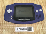 LG4648 Plz Read Item Condi GameBoy Advance Violet Game Boy Console Japan