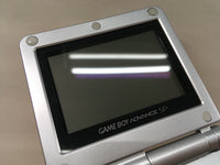 LG4653 No Battery GameBoy Advance SP Platinum Silver Game Boy Console Japan