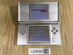 LG4658 Plz Read Item Condi Nintendo DS Lite Gross Silver Console Japan