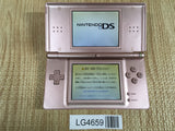 LG4659 Plz Read Item Condi Nintendo DS Lite Metallic Rose Console Japan