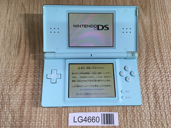 LG4660 Plz Read Item Condi Nintendo DS Lite Ice Blue Console Japan