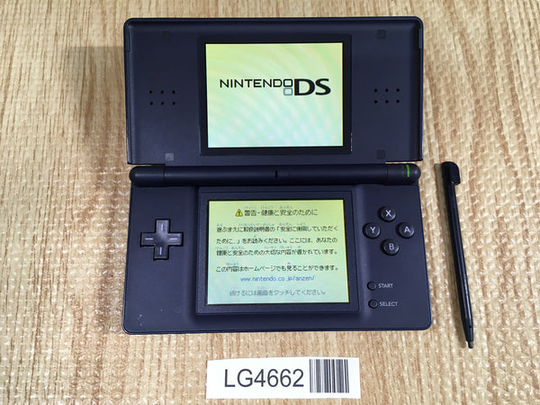 LG4662 Plz Read Item Condi Nintendo DS Lite Enamel Navy Console Japan