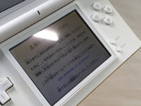 LG4663 Plz Read Item Condi Nintendo DS Lite Crystal White Console Japan