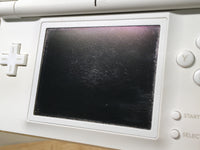 LG4663 Plz Read Item Condi Nintendo DS Lite Crystal White Console Japan