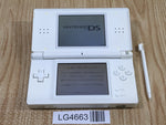 LG4663 Plz Read Item Condi Nintendo DS Lite Crystal White Console Japan