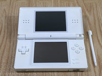 LG4663 Plz Read Item Condi Nintendo DS Lite Crystal White Console Japan