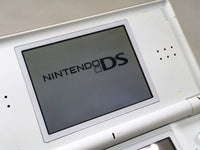LG4663 Plz Read Item Condi Nintendo DS Lite Crystal White Console Japan