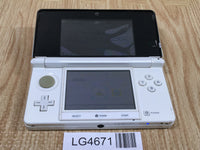 LG4671 Plz Read Item Condi Nintendo 3DS Pure White Console Japan